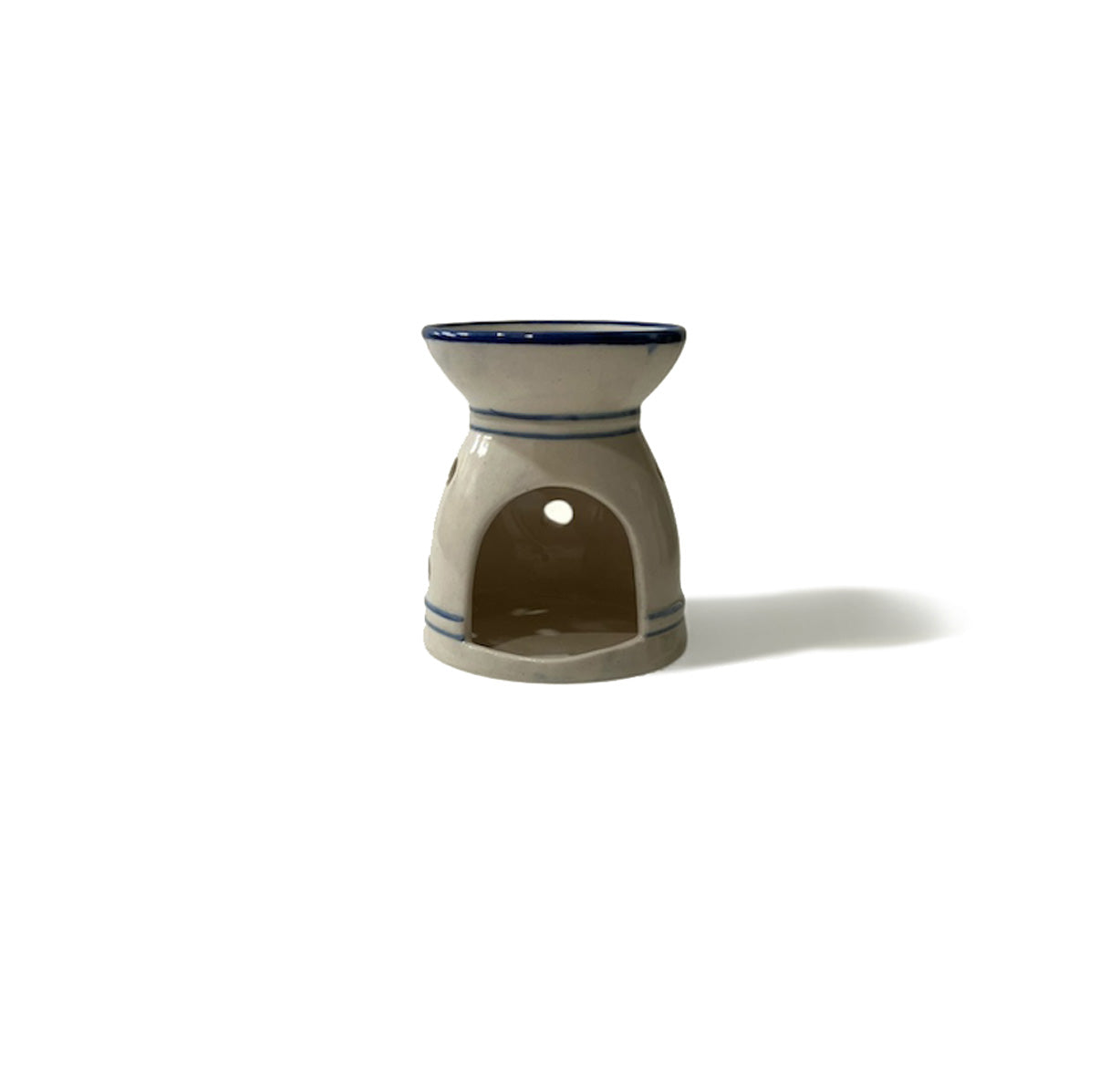 Hand-Carved Natural Stone Oil Burner for a Calm Ambiance